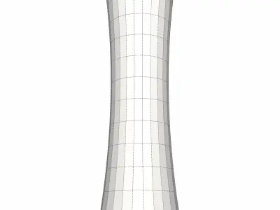Tornado Tower low poly 3D model