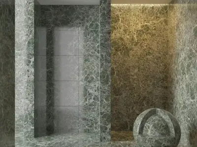 Marble wall 157 3D model