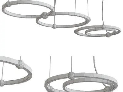 Light Ring Vertical Loft Concept 3d model Low-poly 3D model