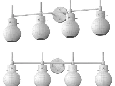 Satilla 4 Vanity Light 3D model