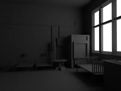 3d modeling and lighting 3D print model
