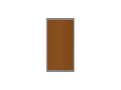 window door 3d model 3D print model
