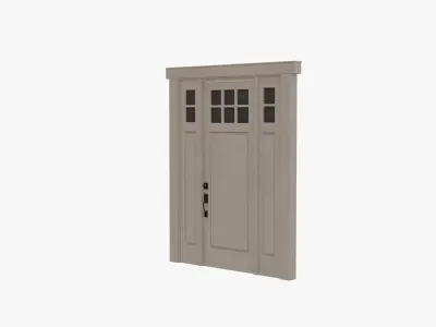 Door 04 Low-poly 3D model purchase