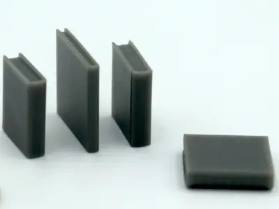 Set of 4 book covers  3D print model