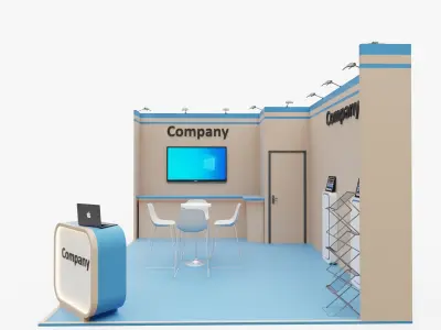 Exhibition stand 8 3D model