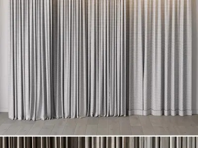hadi curtains 70 3D model