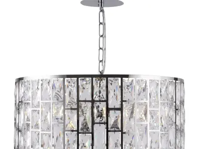 Chandelier Gelid MOD184-PL-04-CH Low-poly 3D model