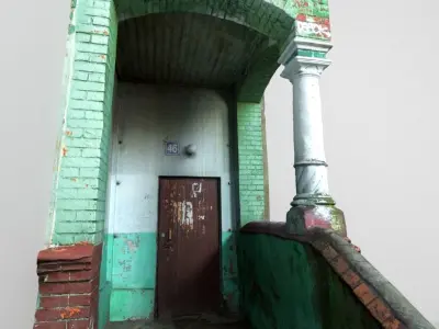 Entrance to the house 3D model