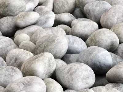 Pebble gray 3D model