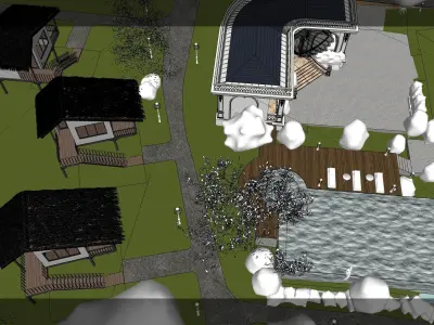 Full file sketchup - textures - proxy - lighting 3D model 3D model