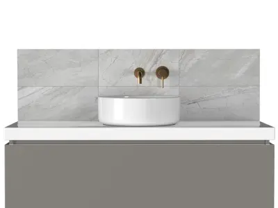 Bathroom furniture Vanity unit  3D model