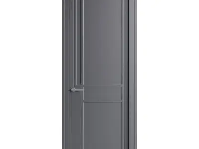 Modern entrance door 54 3D model