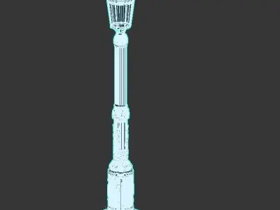 lantern black 3D model