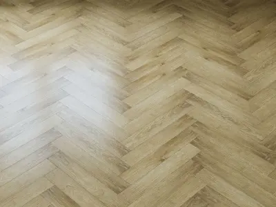 Quartz-vinyl tile of Alpine Floor Ultra ECO5-4 Vanilla Oak 3D model