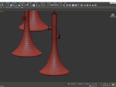 BAFFO MULTI LIGHT PENDANT Low-poly 3D model