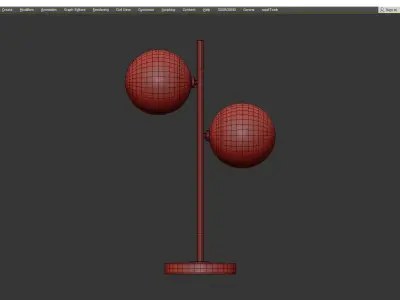 Holloway Table Lamp Low-poly 3D model