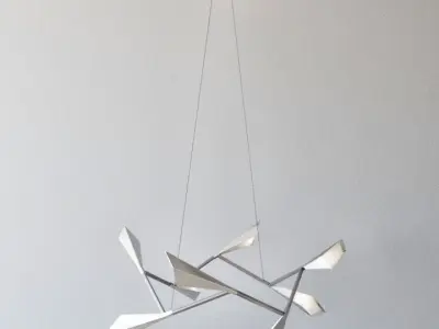 Quill LED Chandelier 3D model