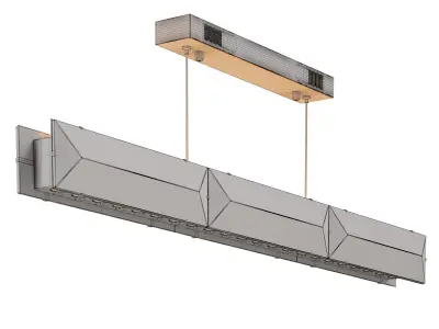 Lampatron STANLEY LONG pendant light 3D model