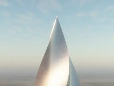 Spire building 3D model