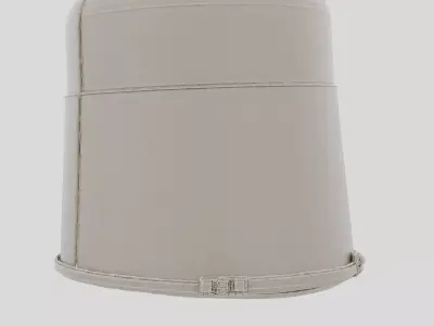 Industrial Factory Ceiling Light Fixture for 3D print 3D model