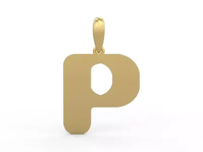 Initial Letters Pendant Sisyphus Light P 3D print model