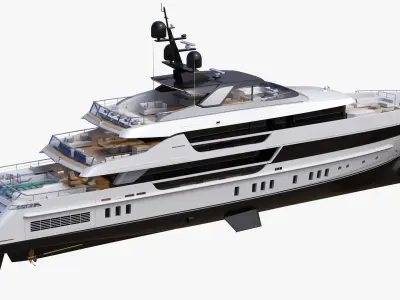  Motor Super Yachts Set 