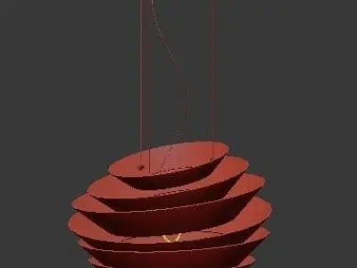 Untitled pendant lamp 3D model 4