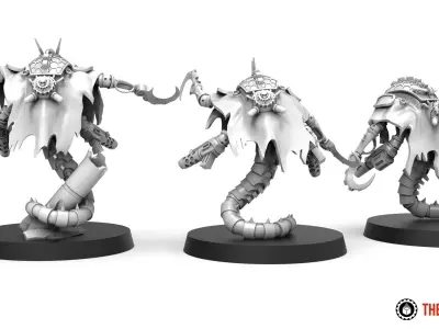 Dark Techno - Wraiths 3D print model