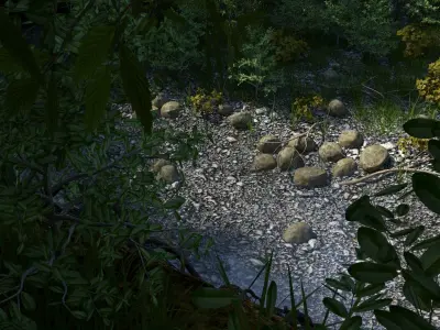 Stream Path 3D model