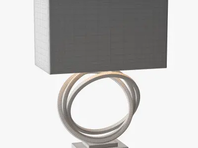 Uttermost Soroca Silver Rings Lamp 3D model