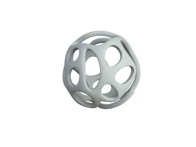 SciFi Cube Object No 21493 Low Poly Shape Texture