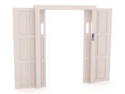 Echo base Control Room Door 1-18 scale Kenner Hasbro 3D print model