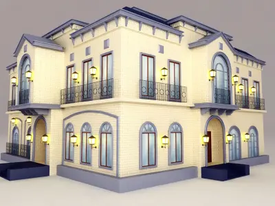 Two Houses  3D model