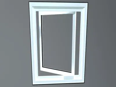 Real Dimension Casement Window Free low-poly 3D model