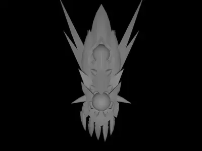 Dragon glove  Low-poly 3D model