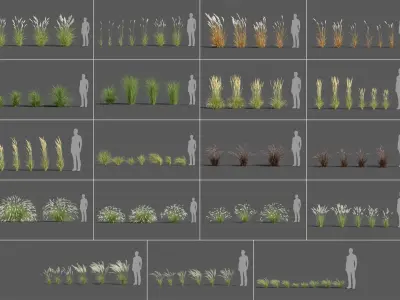  Plants Pack 3: Ornamental Grasses (+GrowFX) 