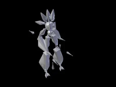 lava monster Low-poly 3D model
