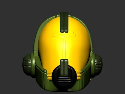 helmet high poly sculpt 3D model 3D model