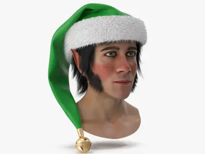 Christmas Elf Head 2 