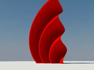 Modern Sculpture 3D model shop