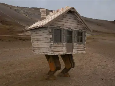 Wooden hut  3D model