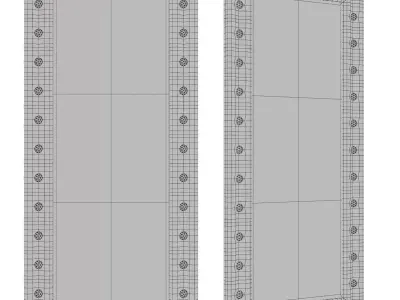 Satterwhite Full Length Mirror LDER5132 3D model
