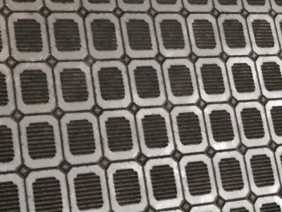 Rusty Metal Grill Transparent PBR Seamless Texture