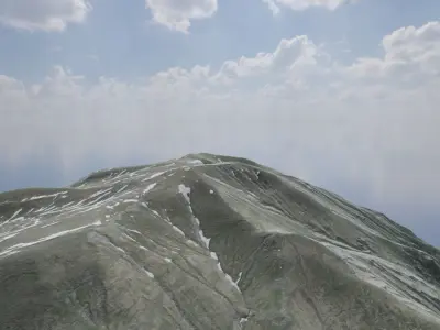 Mountain landscape 3D model buy