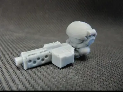 CHIBI-TECH SD - CORP MK IV HATCH GUNNER 3D print model