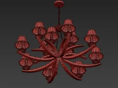 Whitlow Chandelier 3D model