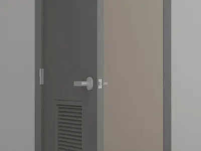Door-010 3D model