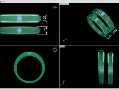 WEDDING RING 3D print model