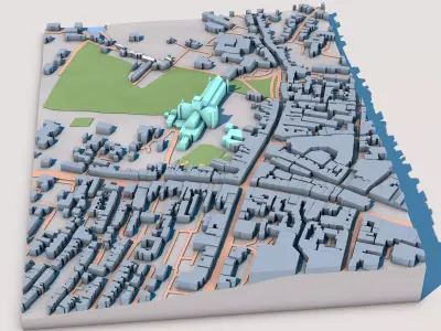 St Stephens Cathedral in Hertfordshire United Kingdom 3D model