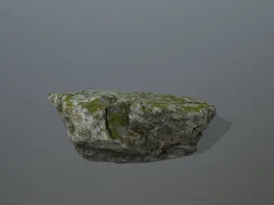 Rock Set Low-poly 3D model